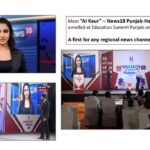 News18 Punjab/Haryana Becomes First Regional Channel to introduce an AI Anchor