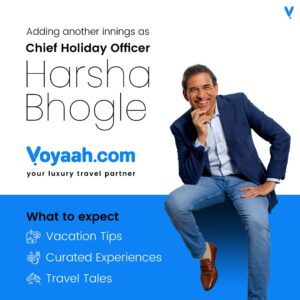 Renowned Media Personality Harsha Bhogle joins Voyaah.com