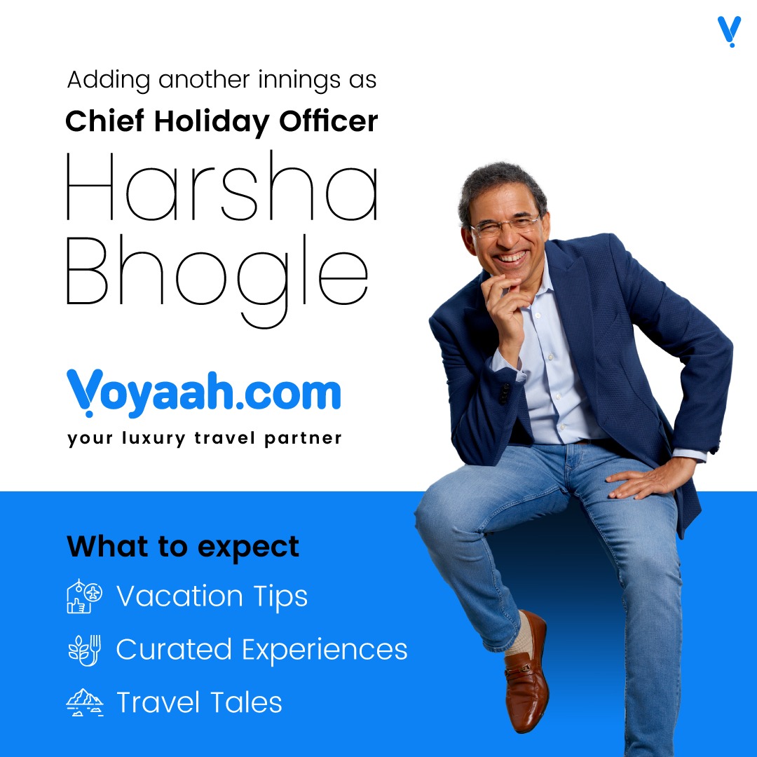 Renowned Media Personality Harsha Bhogle joins Voyaah.com