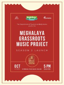A spectacular Season 2 Launch of The Meghalaya Grassroots Music Project on October 4th
