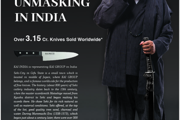 Kai India unveils its Print Campaign featuring MD Rajesh U Pandya in Japanese Kabuki Mask