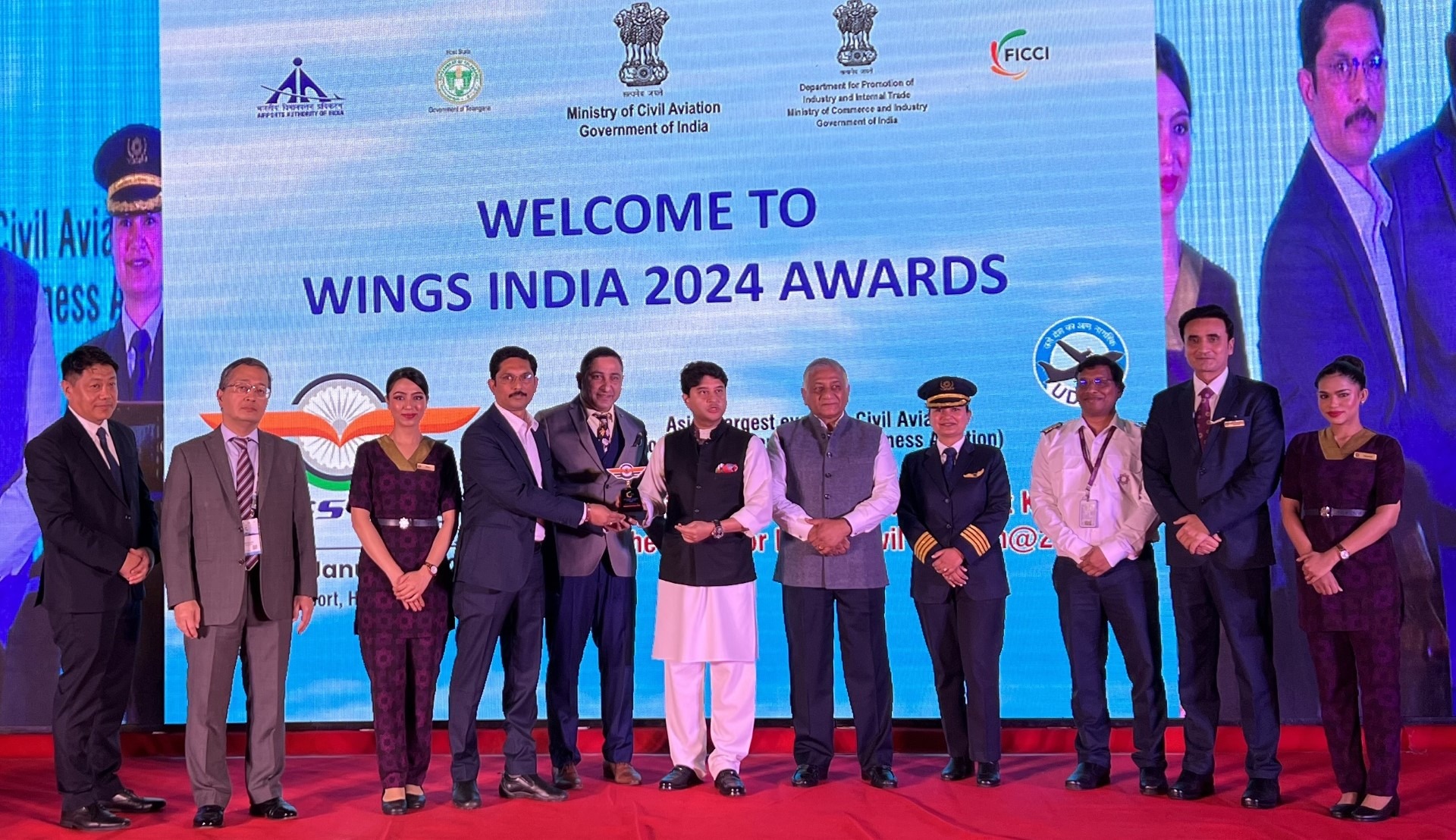 VISTARA NAMED BEST AIRLINE OF THE YEAR AT WINGS INDIA 2024