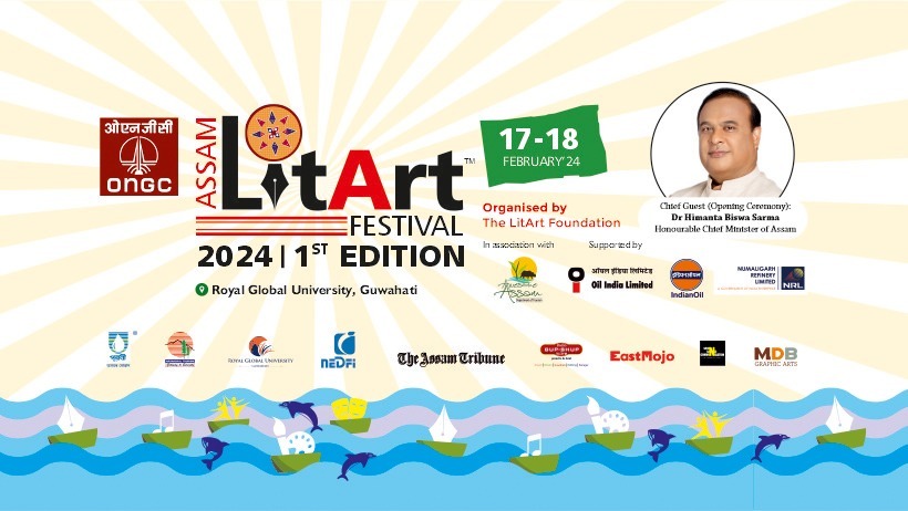 Guwahati: The LitArt Foundation has announced the first edition of Assam LitArt Festival that shall take place at Royal Global University, Guwahati on 17th and 18th of February.