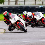 Honda Racing India Team Rider Mohsin Paramban dominates the track in Race 1 of Round 2 of the 2024 IDEMITSU Honda India Talent Cup NSF250R in Chennai