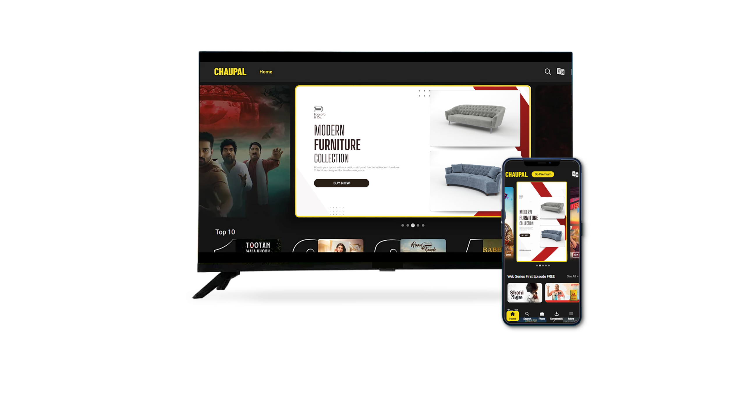 Frodoh Chaupal first-screen monetisation OTT partnership